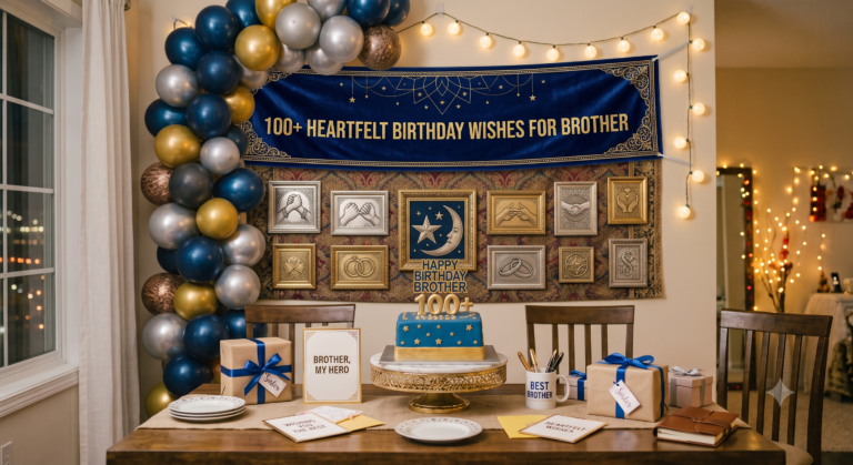 100+ Heartfelt Birthday Wishes for Brother