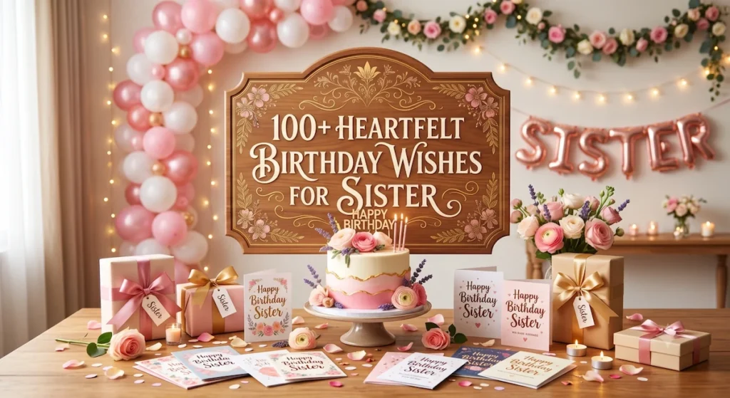 100+ Heartfelt Birthday Wishes and Quotes for Sister