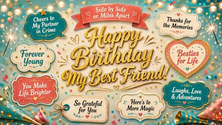 100+ Special Birthday Wishes for Best Friend