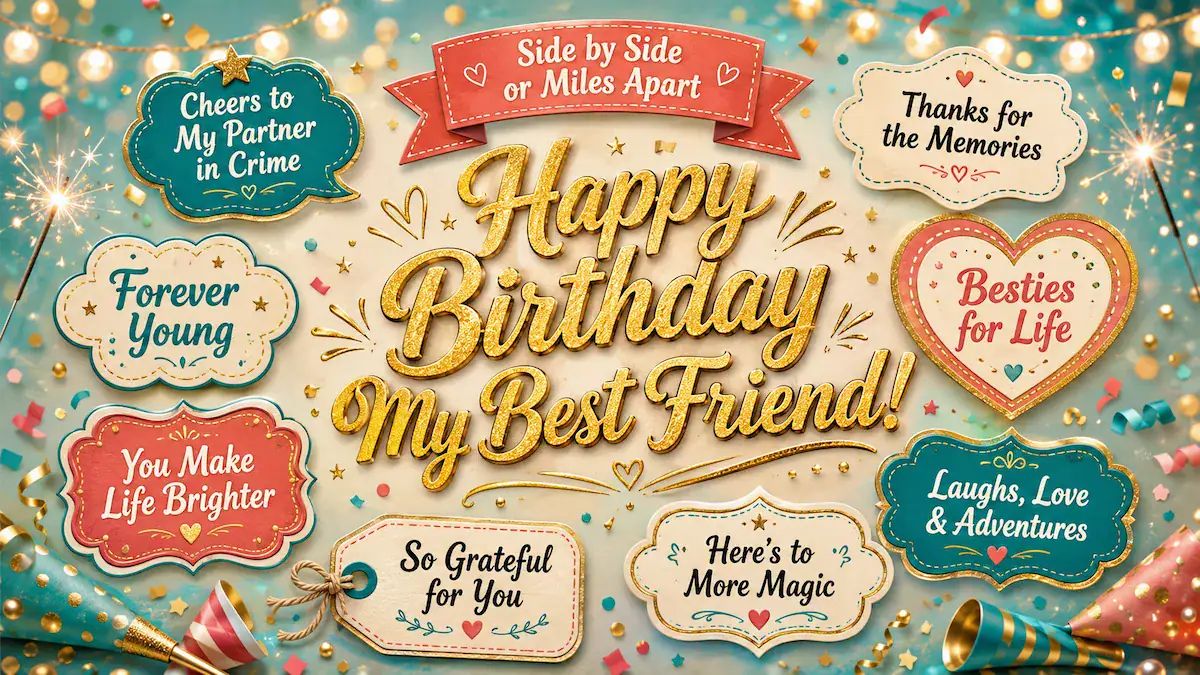 100+ Special Birthday Wishes for Best Friend