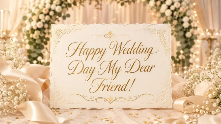 100+ Heartfelt Wedding Wishes for Friend