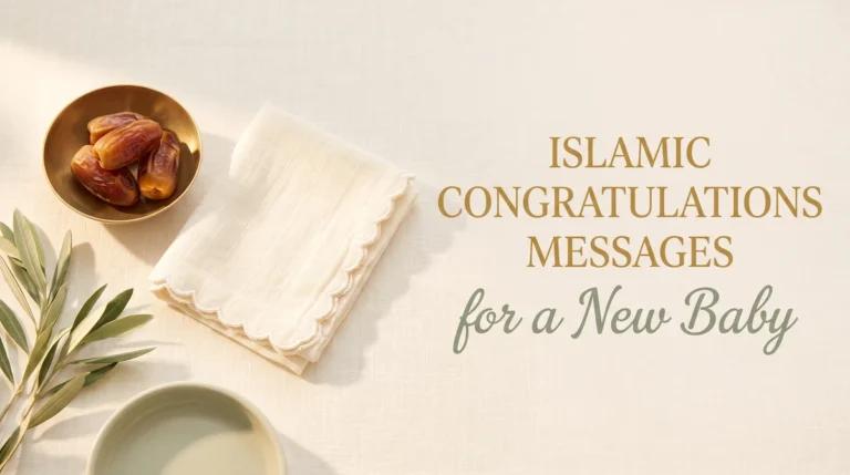 Islamic congratulations messages for a new baby